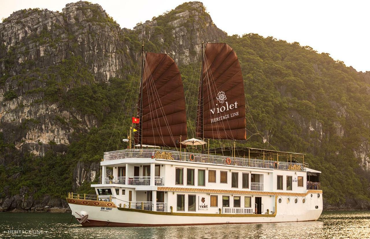 Heritage Line Violet Cruise - Halong Bay & Lan Ha Bay Халонг Экстерьер фото